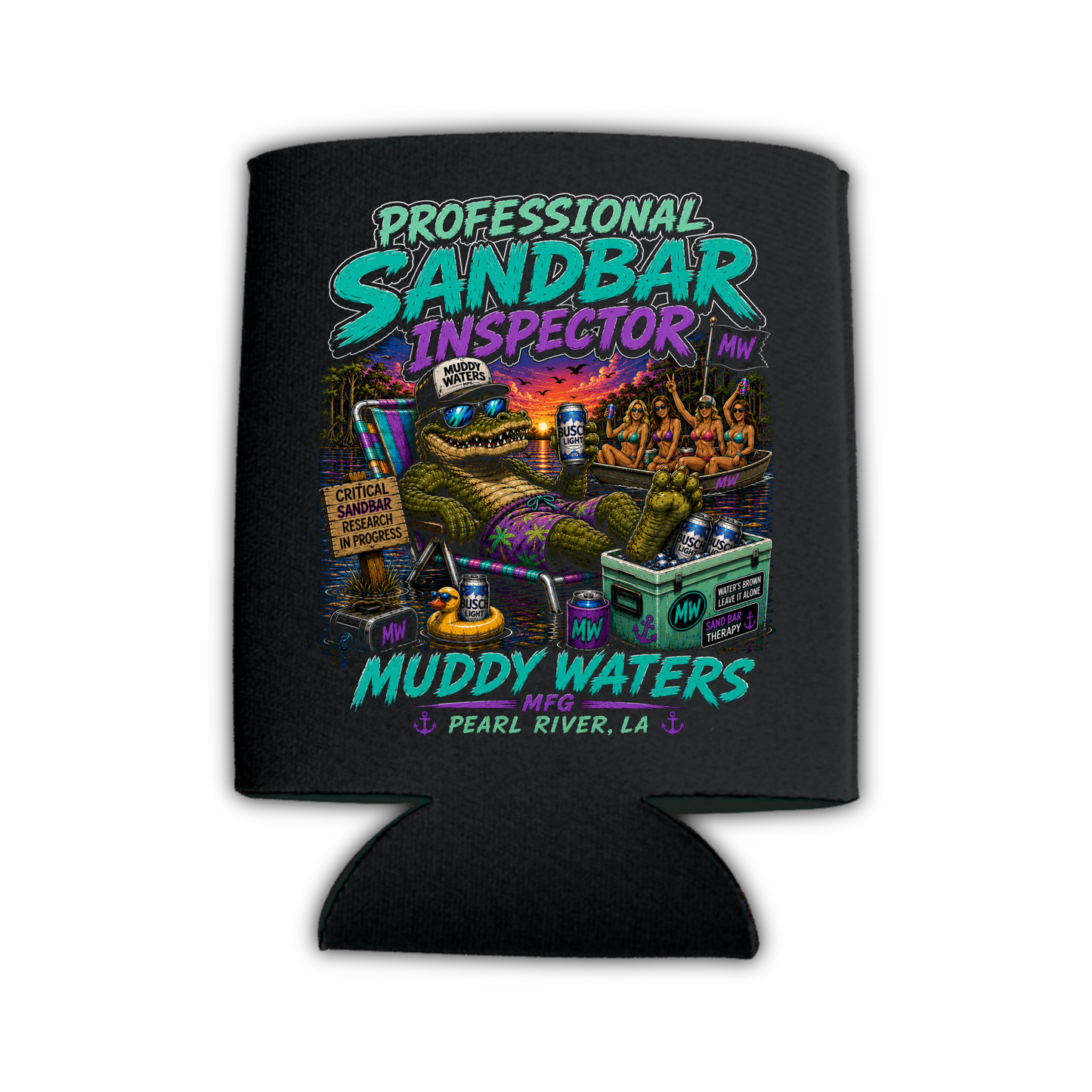 Sandbar Inspector Koozie